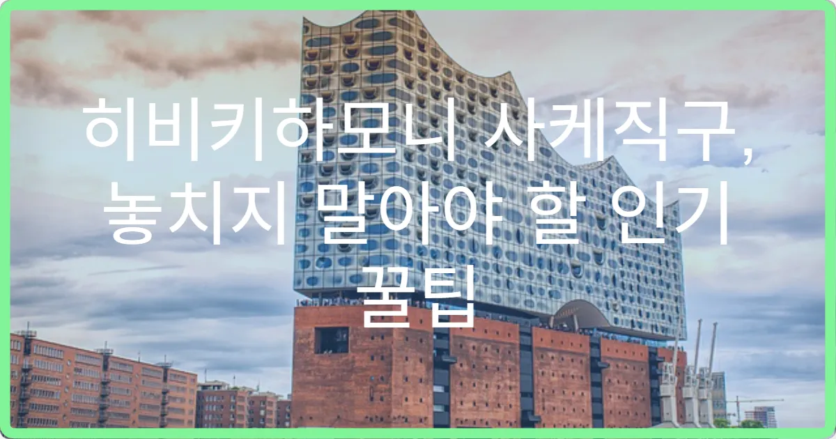 히비키하모니 사케직구, 놓치지 말아야 할 인기 꿀팁